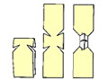 Picture of a butterfly bandage